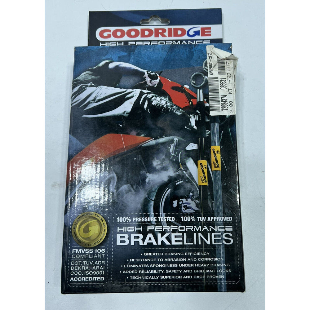 Stainless Steel Braided Brake Line Kit