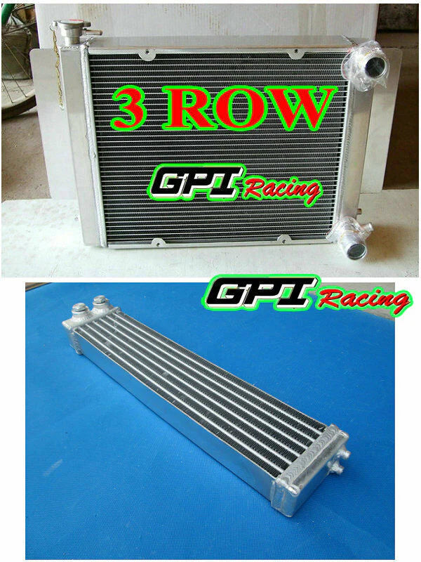 Aluminum 3 Row Radiator with Oil Cooler