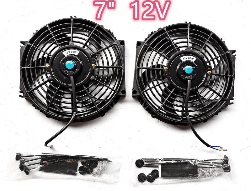 7-Inch 12V Slim Electric Cooling Fan