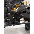 Billet Aluminum Rearsets w/ Carbon Heel Guard