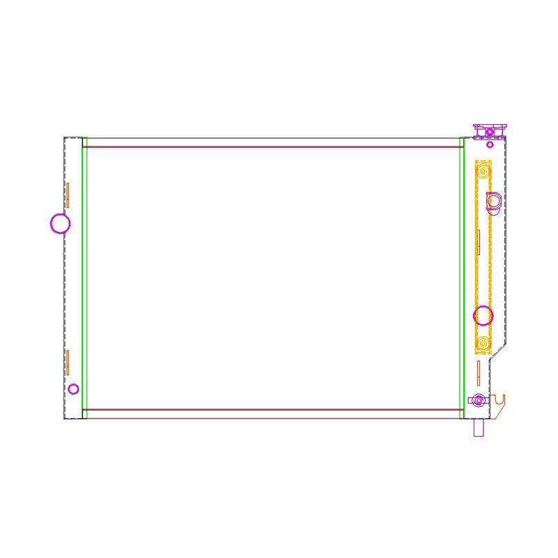 ExactFit CrossFlow Radiator with Transmission Cooler