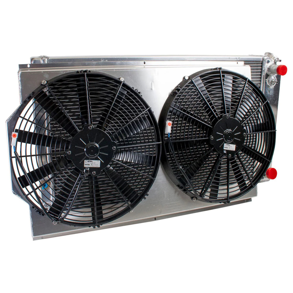 Aluminum Crossflow Radiator and Fan Kit