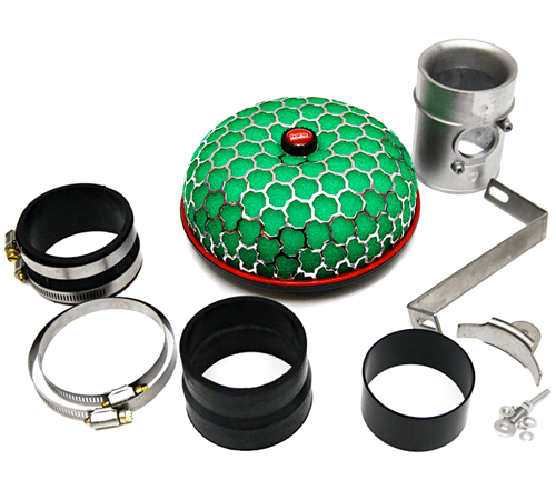 Air Filter [100mm Inlet, 200mm Element] Black