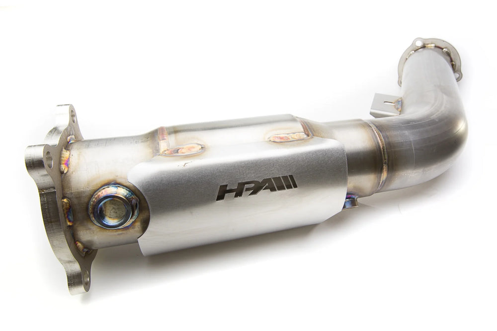 76mm Downpipe w/ High-Flow Cat