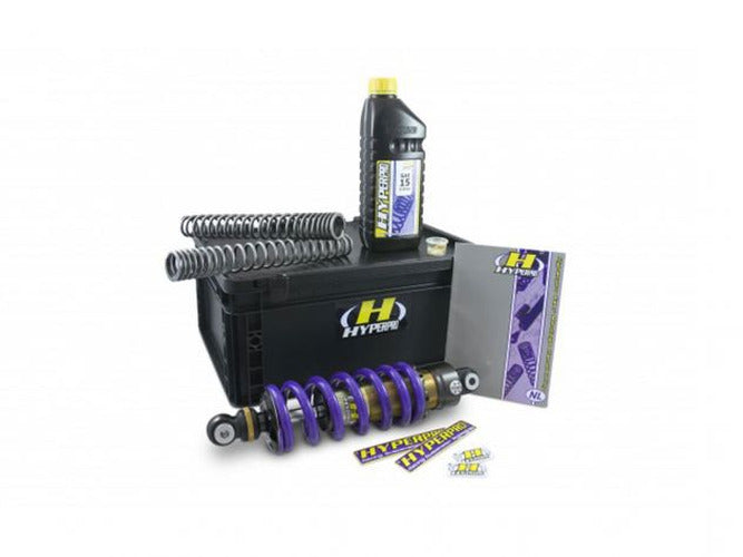 Progressive Front Fork Springs w/ Oil and Rebound Adjustable Shock