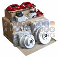 335mm Front Big Brake Kit with Red Calipers and Slotted