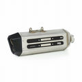 MXT Steel Slip-On Muffler System, Hexoval