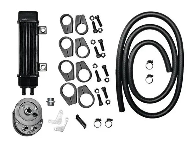 6-Row Vertical Slimline Oil Cooler Kit