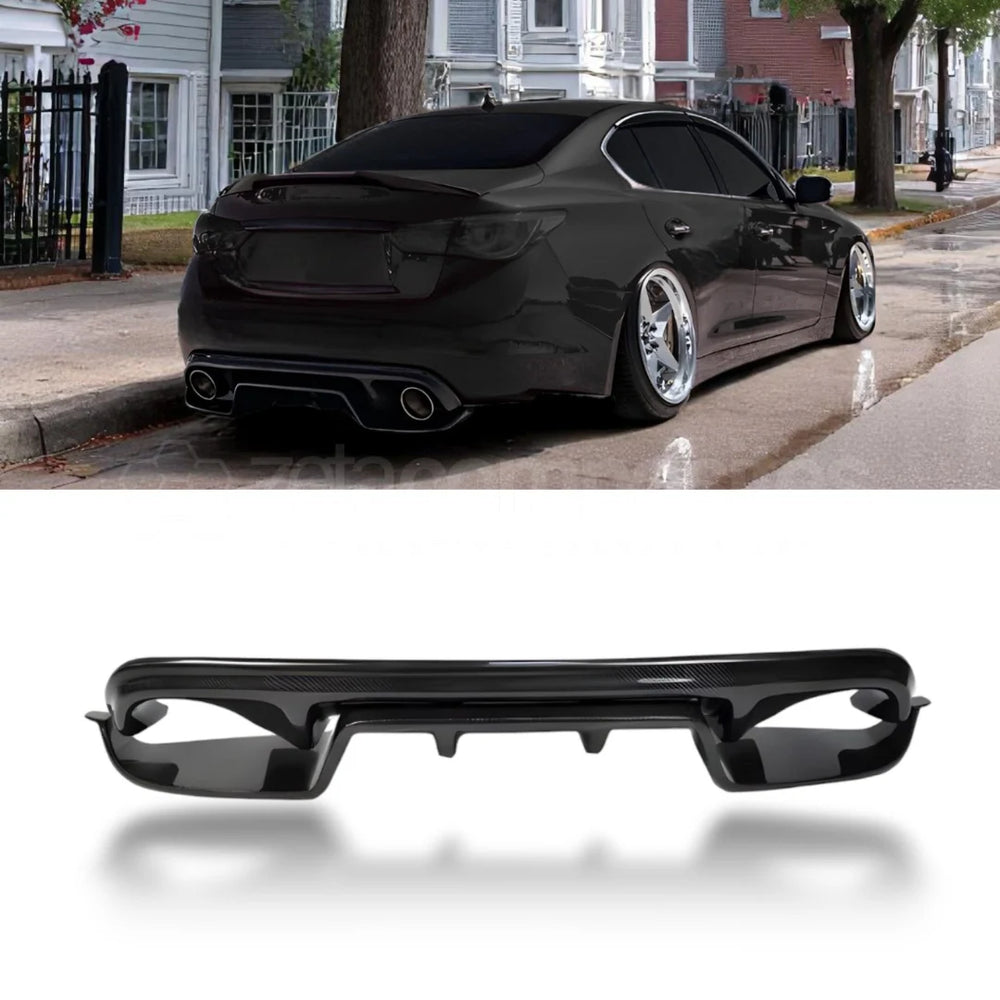 CarbonFiber 2-Piece Rear Diffuser