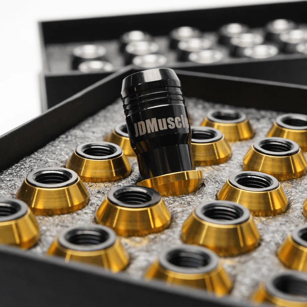 Titanium Lug Nuts M12x1.5 30mm