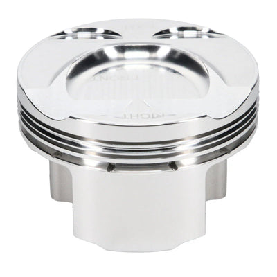 Forged Dish Piston Set, 86.00mm Bore, 10.2:1 CR, -3cc Dish