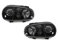 Black E-Code Projector Headlight Assembly