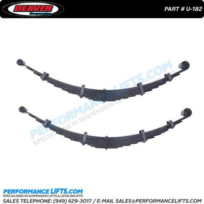 U182 Rear Leaf Spring Pack
