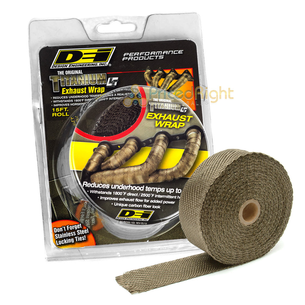 Titanium Exhaust Wrap 2" x 15'
