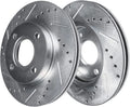 Front Drilled and Slotted Brake Rotors