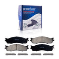 8pc Front & Rear Drilled Slotted Rotors and Ceramic Brake Pads Kit