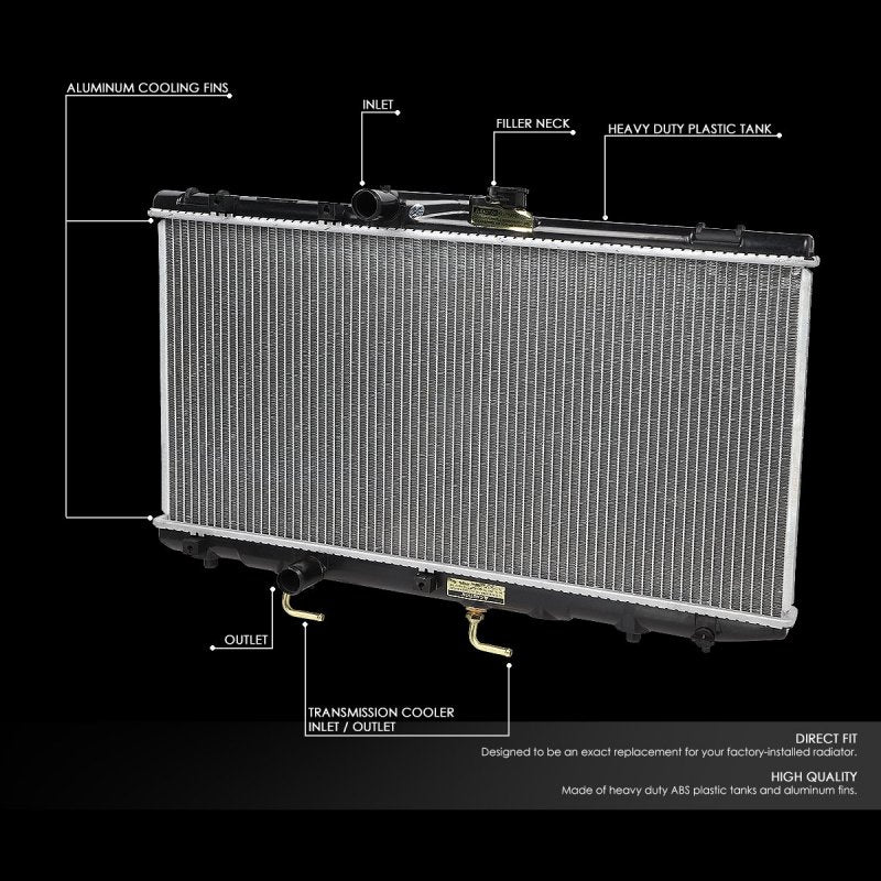 Aluminum Radiator w/ Transmission Oil Cooler