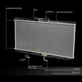 Aluminum Radiator w/ Transmission Oil Cooler