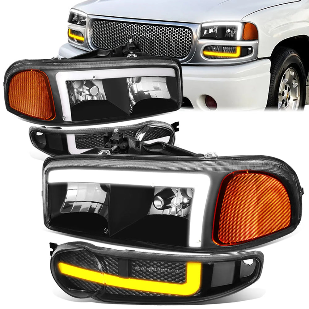 Headlight Assembly Set w/ DRL