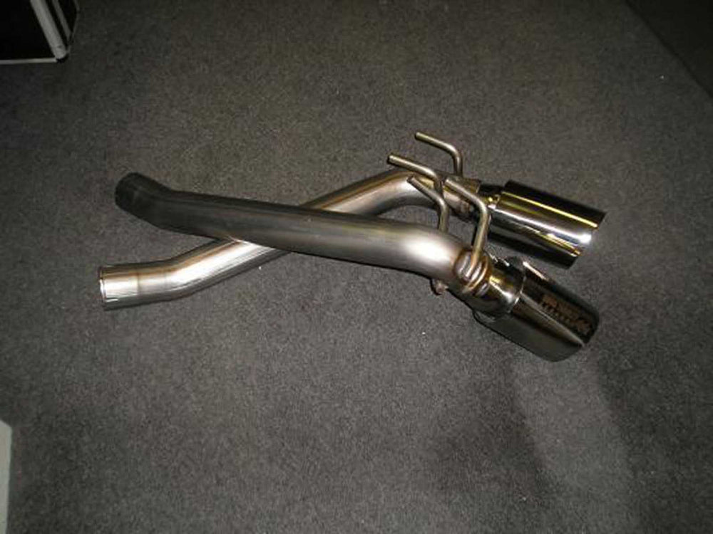 Muffler Delete Kit w/ Polished Tips