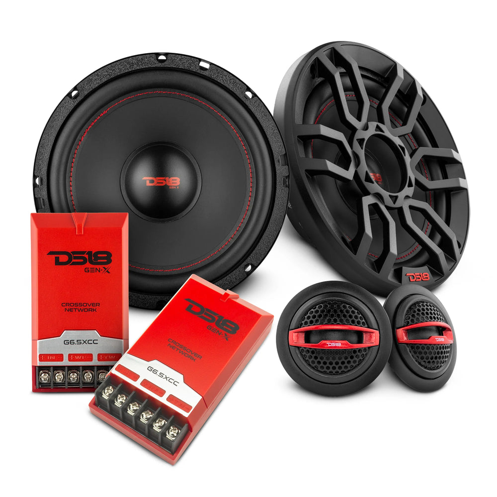 6.5-Inch 2-Way Component Speaker Set