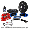 2-Piece Oversized Rotor Rear Big Brake Kit w/ Yellowstuff Pads