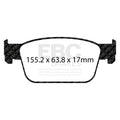 EBC 2017+ Audi A4 2.0L Turbo (B9) Yellowstuff Front Brake Pads
