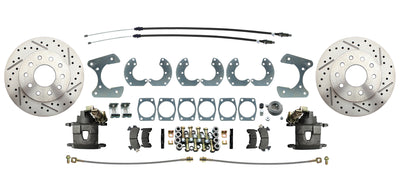 Rear Disc Brake Kit w/ Single-Piston Calipers