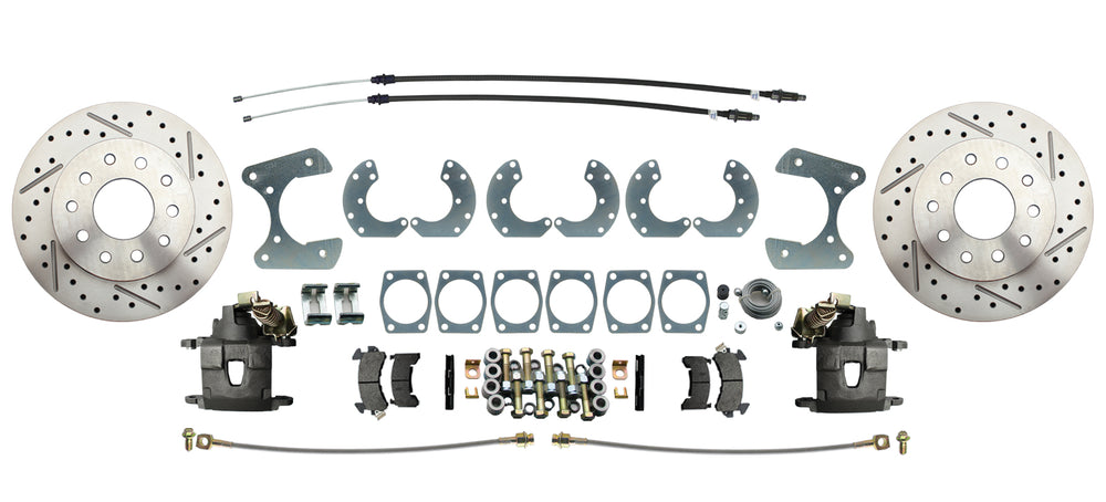 Rear Disc Brake Kit w/ Single-Piston Calipers