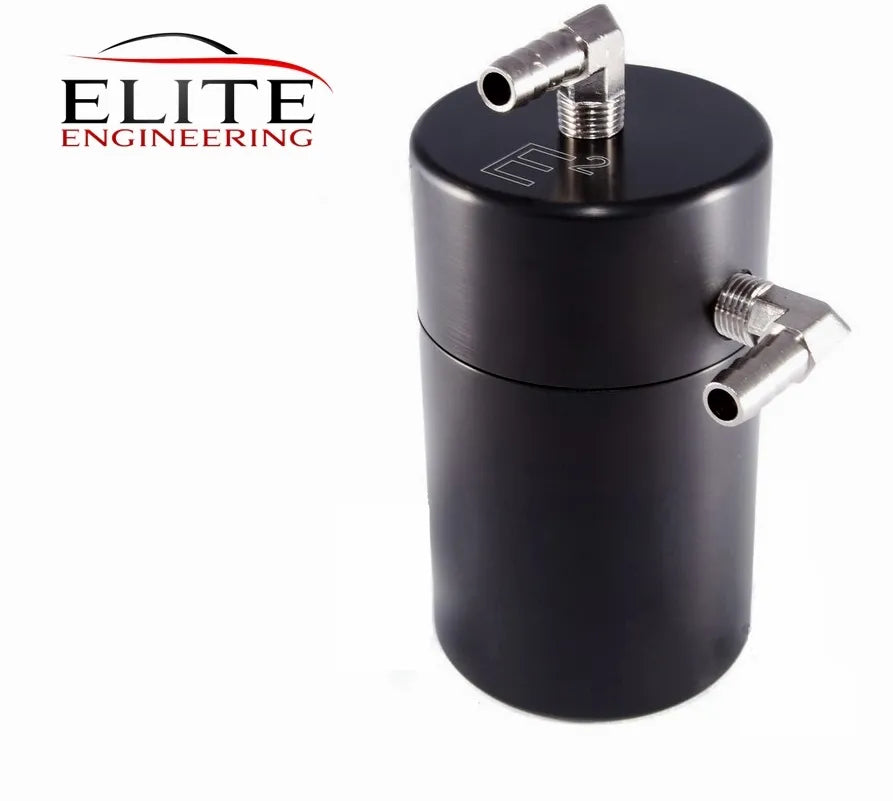 E2 2nd Gen Oil Catch Can, Black Anodized