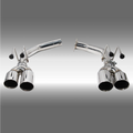 Muffler Delete Axle-Back Quad Burnt Tip Dual