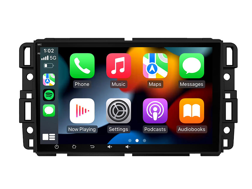 8-Inch QLED Android Car Stereo with Wireless CarPlay