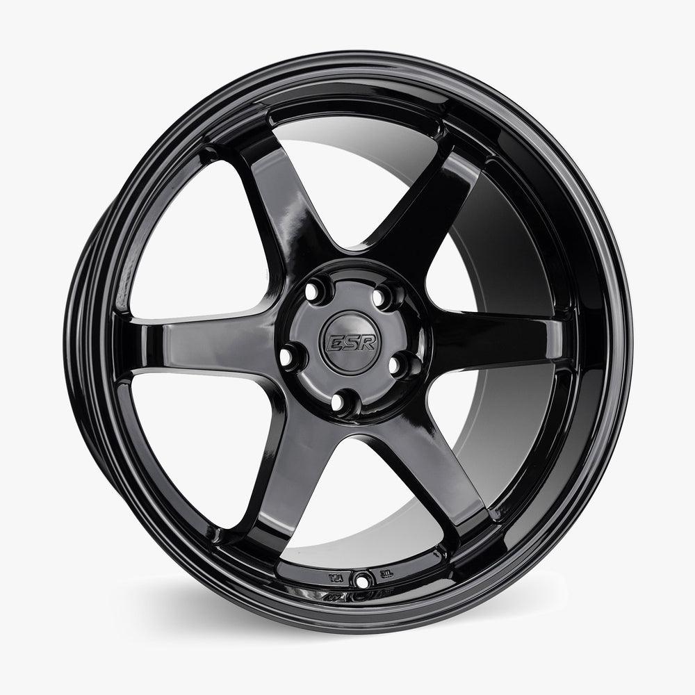 SR07 17x8.5 +30 5x120.6 Full Gloss Black Wheel