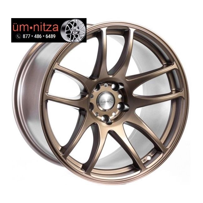 SR08 18x8.5 +30 5x100 Matte Bronze Wheel