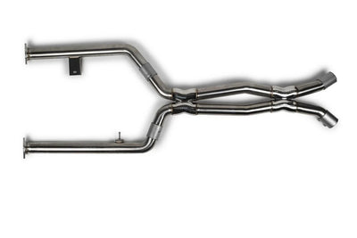 Valved Exhaust System and Intermediate X-Pipe