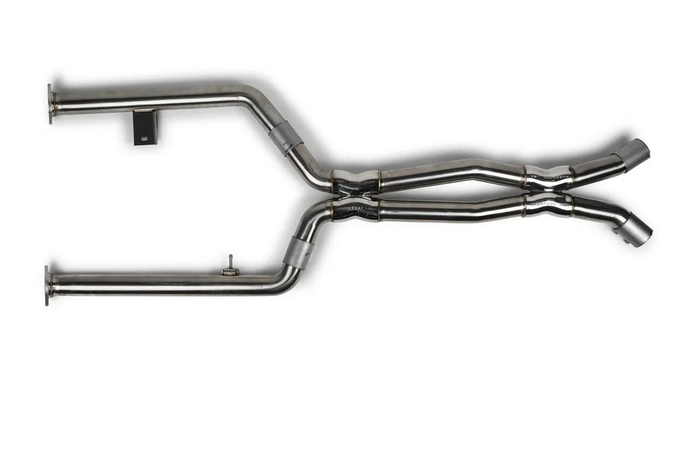 Valved Exhaust System and Intermediate X-Pipe