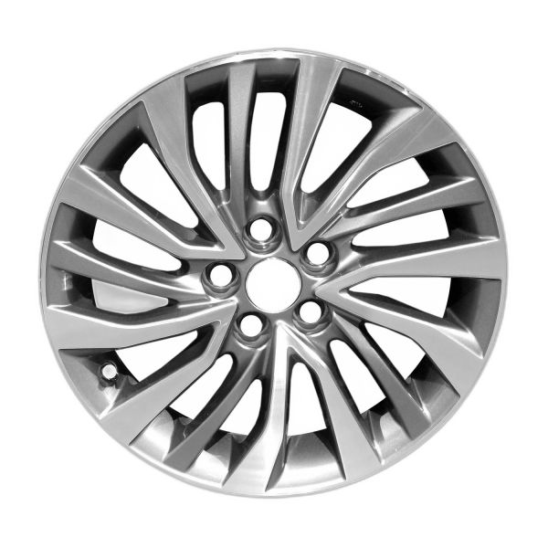 16-Inch Machined and Medium Gray Aluminum Alloy Wheel