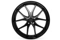 FR2 22x9.5 / 22x11 Matte Black Face Gloss Black Lip Wheel Set