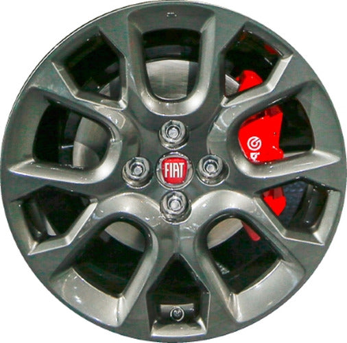 17x7 10-Spoke Charcoal Aluminum Wheel