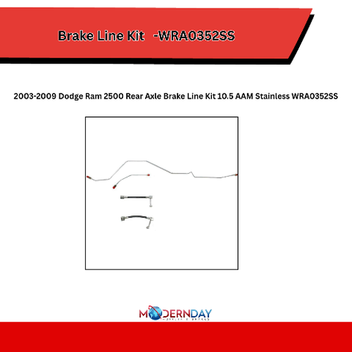 Rear Stainless Steel Brake Line Kit