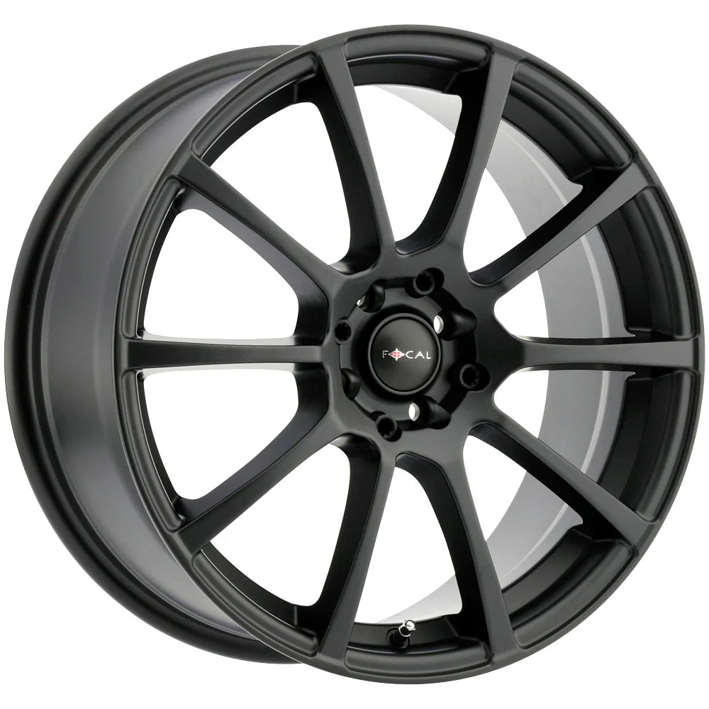 448 F-20 16x7 +40mm 4x100/4x114.3 Satin Black