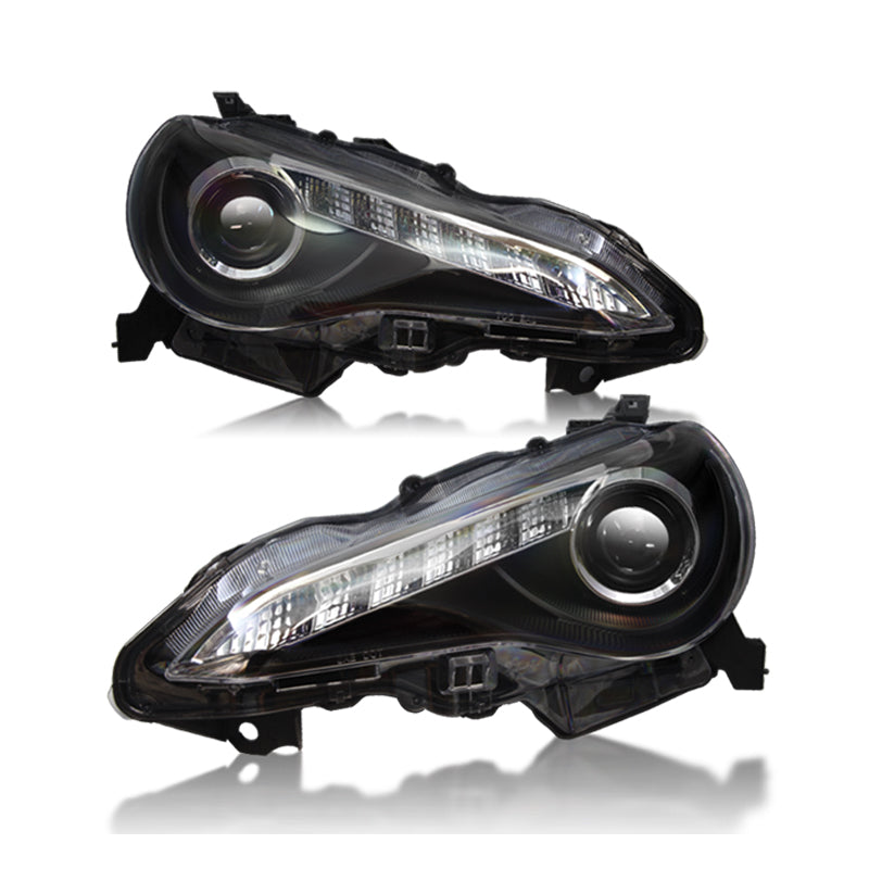 Black Projector Headlights with DRL