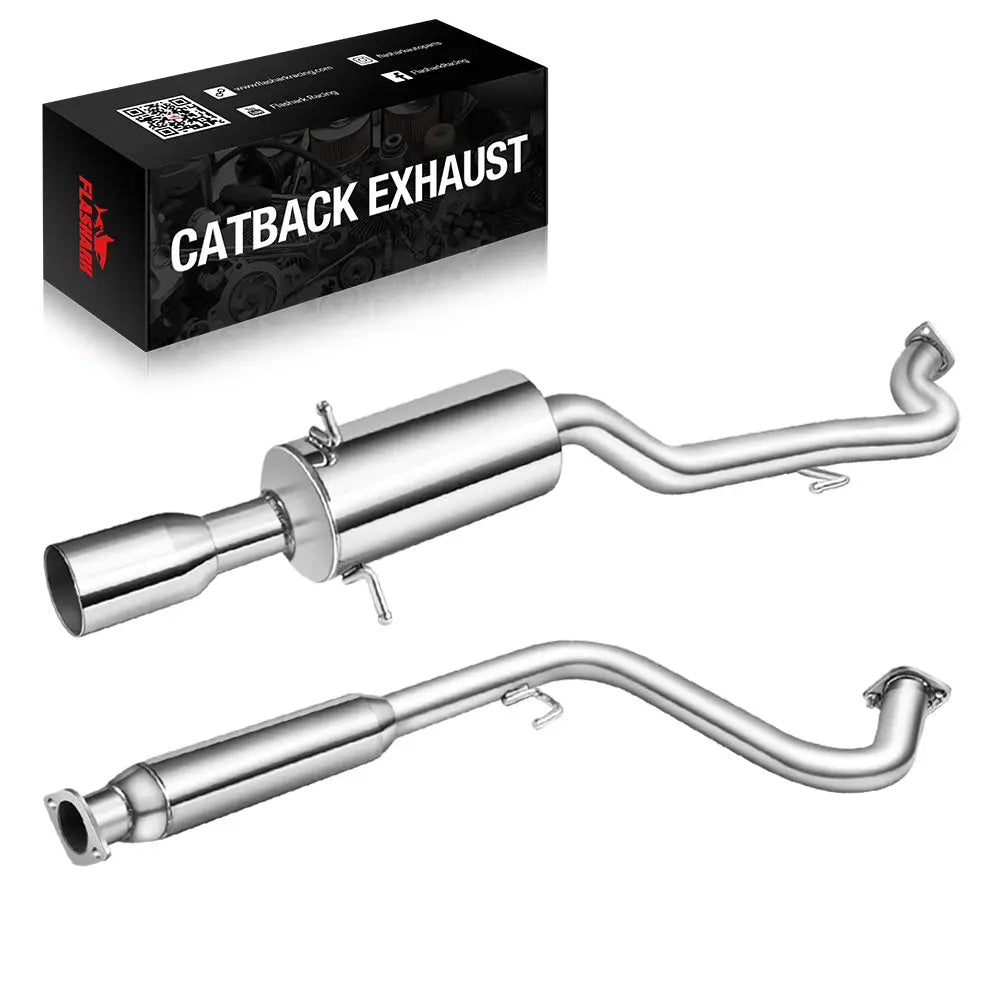 Stainless Steel Catback Exhaust System with 3.5-Inch Tip