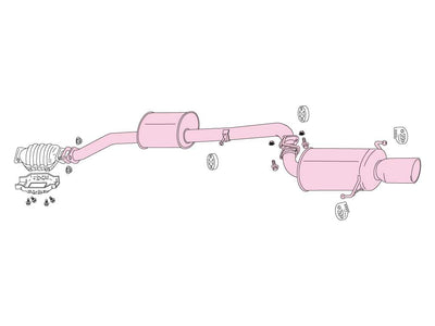 Legalis R TypeEVOLUTION Cat-Back Exhaust System