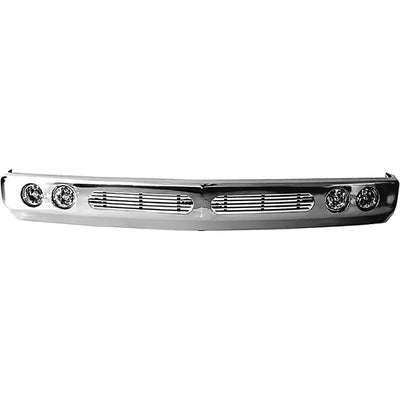 Chrome Front Bumper with Fog Lamps