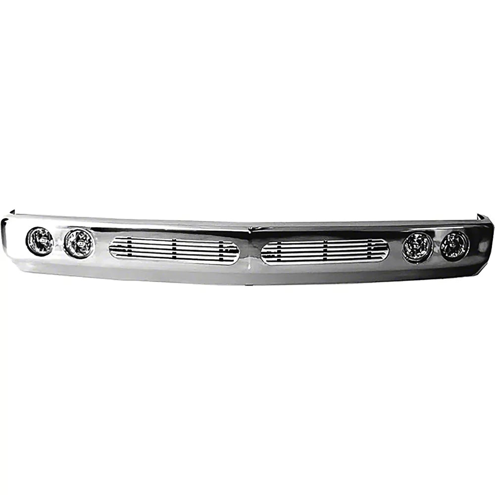 Chrome Front Bumper with Fog Lamps
