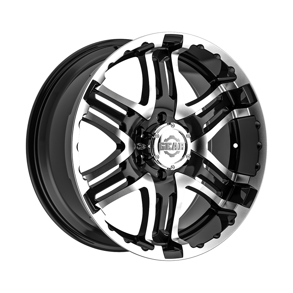 20x9 Gloss Black Double Pump Wheel