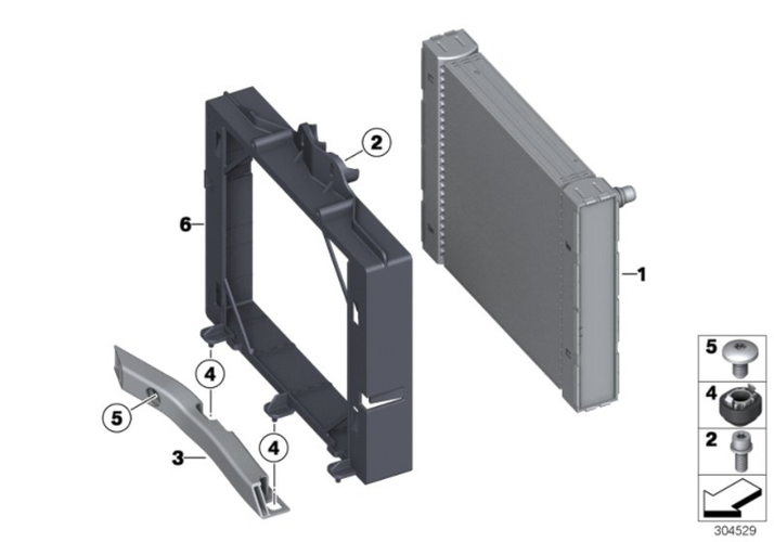 Radiator Mount Bracket Damper