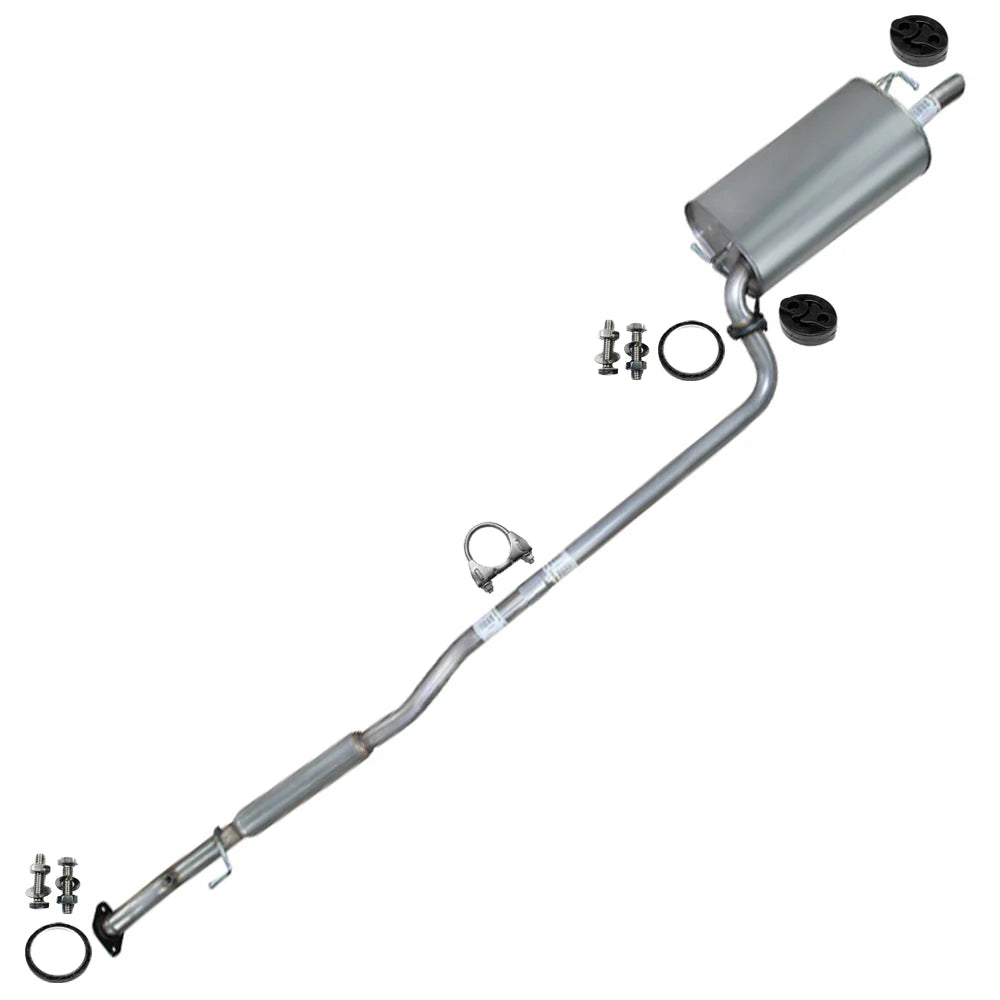 Resonator Pipe and Muffler Exhaust System Kit