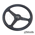 350mm Leather Flat Steering Wheel